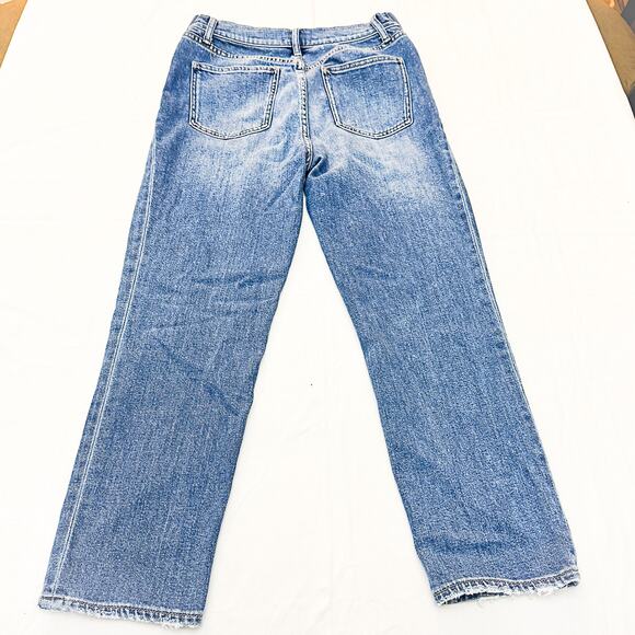 Hatch Maternity Medium Wash Straight Leg Denim Jeans Size 27 - Picture 3 of 7